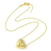 Rack Plating Brass Heart Pendant Necklaces for Women NJEW-G139-01G-2