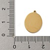 Real 14K Gold Plated 304 Stainless Steel Pendants STAS-Z093-08B-3