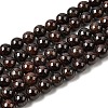 Garnet Round Beads Strands G-O081-01-6mm-2