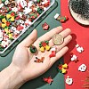 90Pcs 18 Styles Christmas Themed Opaque Resin Cabochons Sets CRES-YW0002-69-5