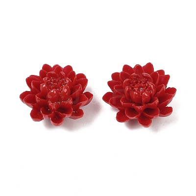 Dyed Synthetic Coral Carved Beads CORA-Z001-01B-1