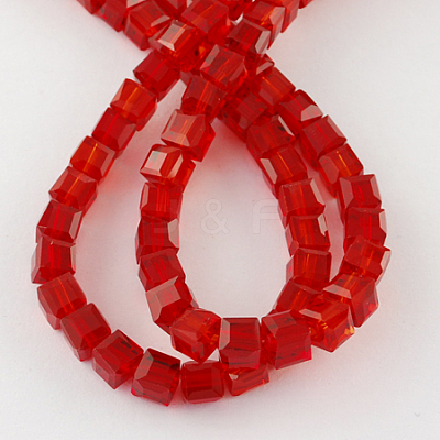 Glass Bead Strands GLAA-R041-4x4mm-03-1