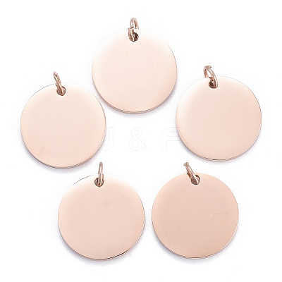 Ion Plating(IP) 304 Stainless Steel Pendants STAS-I311-32G-RG-1