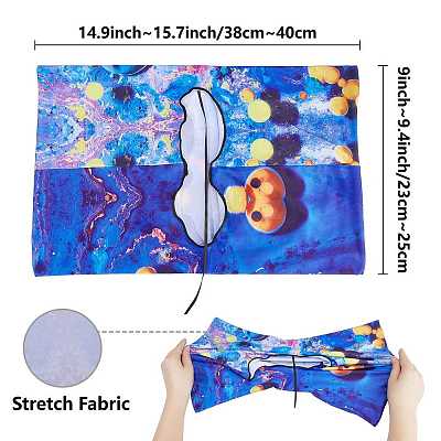 Polyester Book Covers OFST-WH0009-029-1