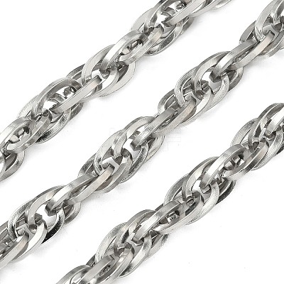 304 Stainless Steel Rope Chains CHS-H025-16P-01-1