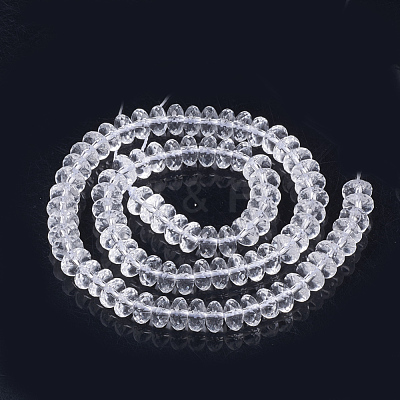Synthetic Quartz Crystal Beads Strands G-S285-13-1
