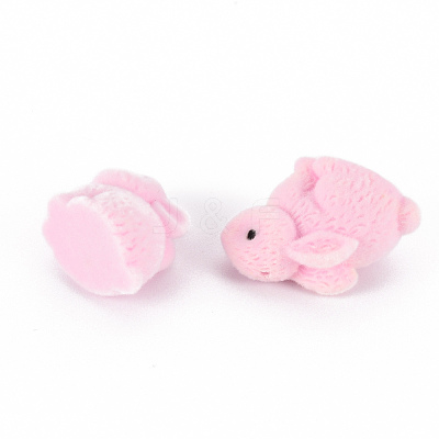 Flocky Plastic Beads KY-Q056-022B-1