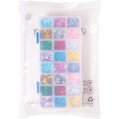 Plastic Paillette Beads PVC-NB0001-02-1