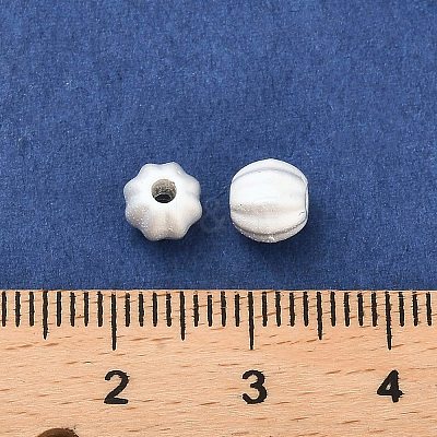 Matte Alloy Beads PALLOY-R145-02MS-1