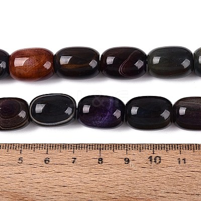 Natural Fire Crackle Agate Beads Strands G-Q606-108B-1