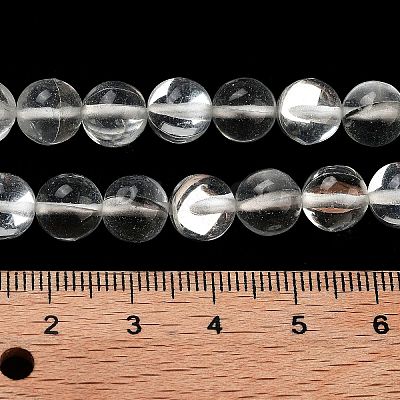 Transparent Glass Beads GLAA-B022-8mm-15-1