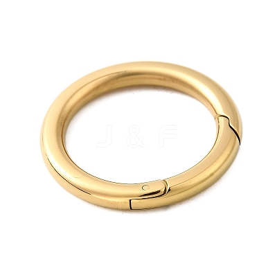 304 Stainless Steel Spring Gate Rings STAS-V012-03G-1