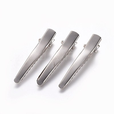 Iron Alligator Hair Clip Findings PHAR-WH0006-03P-1