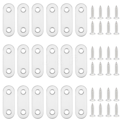 24Pcs 201 Stainless Steel Furniture Cabinet Shelf Support FIND-UN0001-42-1