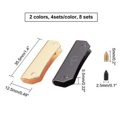 Zinc Alloy Bag Corner Protectors PALLOY-CA0001-47-RS-1