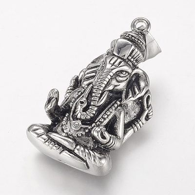 304 Stainless Steel Pendants X-STAS-P137-15AS-1