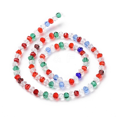 Transparent Glass Bead Strands GLAA-H018-05-1