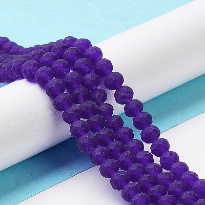 Transparent Glass Beads Strands EGLA-A034-T4mm-MD06-1