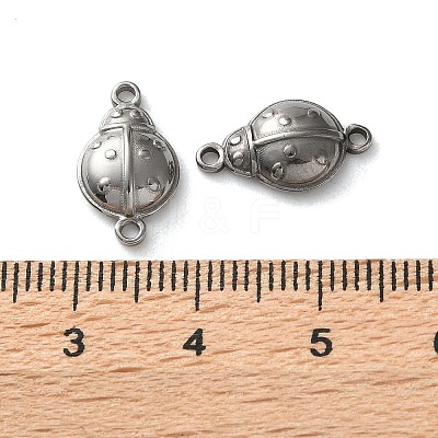 304 Stainless Steel Connector Charms STAS-R164-04P-02-1