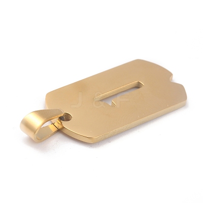 Ion Plating(IP) 304 Stainless Steel Pendants STAS-O127-D01-1