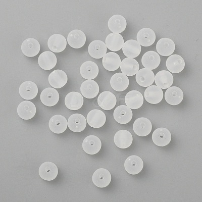 Transparent Acrylic Ball Beads FACR-R021-6mm-16-1