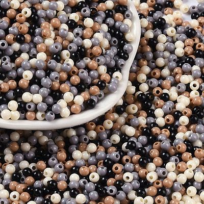 Opaque Acrylic Beads OACR-H118-07A-02-1