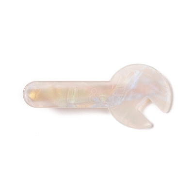 Acrylic Alligator Hair Clips OHAR-P020-06G-1