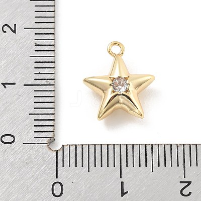 Brass Micro Pave Cubic Zirconia Pendants LS-KK-D283-14G-1