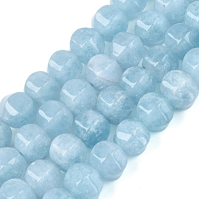 Natural White Jade Beads Strands G-N359-13A-01-1