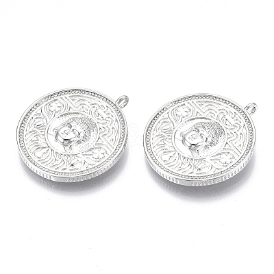 Brass Pendants KK-S356-001-NF-1
