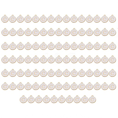 Golden Plated Enamel Alloy Charms ENAM-SZ0001-26A-C-1