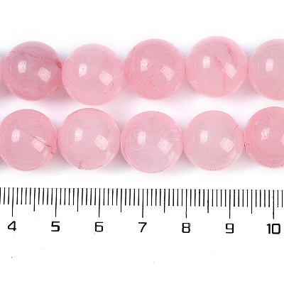 Natural Rose Quartz Beads Strands G-F591-04-14MM-1