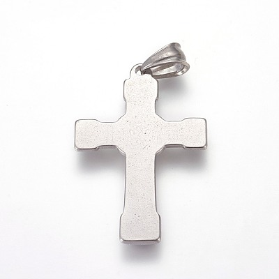 Tarnish Resistant 304 Stainless Steel Pendants STAS-E449-04P-1