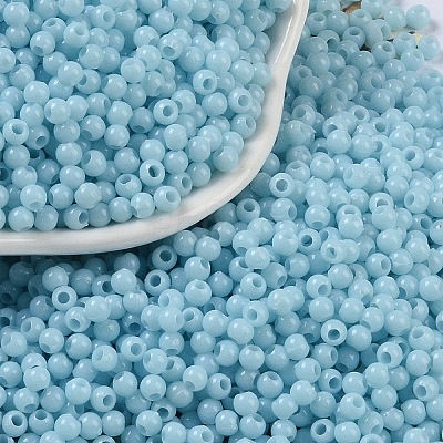 Opaque Acrylic Beads SACR-A007-01B-19-1