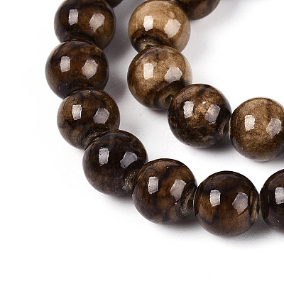 Natural Persian Jade Beads Strands G-A255-A02-01E-1