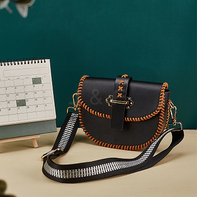 Stripe Pattern Adjustable Nylon Bag Strap FIND-WH0092-42-1