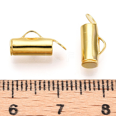 Iron Slide On End Clasp Tubes IFIN-R212-1.0cm-G-1