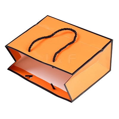Rectangle Paper Bags with Rope Handles CARB-L011-02A-02-1