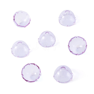 10Pcs Glass Bead Cone for Wind Chimes Making GLAA-TA0002-24C-1