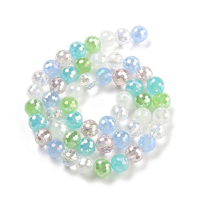 Electroplate Glass Bead Strands X-GLAA-Z006-01B-1