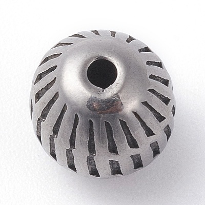 316 Surgical Stainless Steel Beads STAS-G186-18AS-1