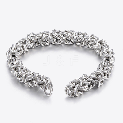 Tarnish Resistant 304 Stainless Steel Byzantine Chain STAS-P197-066P-1