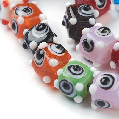 Handmade Bumpy Lampwork Beads LAMP-J092-03A-1