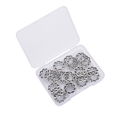 Tibetan Style Alloy Bead Frames TIBEB-TA0001-05-1