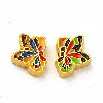 Rack Plating Alloy Beads ENAM-M048-31MG-1