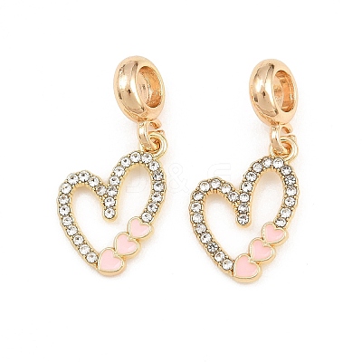 Alloy Enamel European Dangle Charms AL-CBAC2D3-16G-1