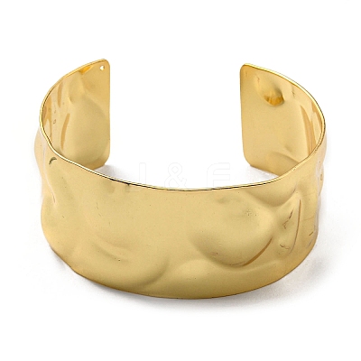 Rack Plating Brass Wide Cuff Bangles LS-BJEW-D057-03G-1