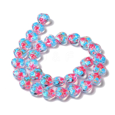 Handmade Glass Beads Strands LAMP-K037-09E-1