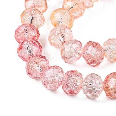 Transparent Glass Beads Strands X-GLAA-T023-4mm-A06-1