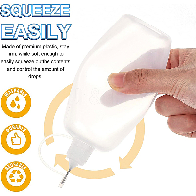 Plastic Glue Bottles DIY-BC0009-16C-1